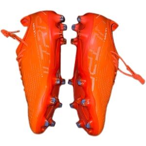 Soccer Cleats PUMA MEN'S ULTRA ULTIMATE FG/AG ORANGE/BLUE GLIMMER